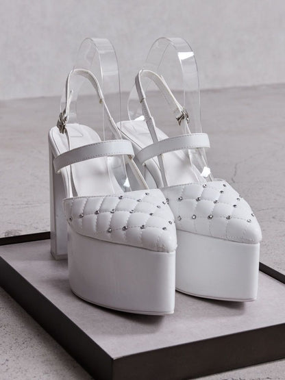 GYDA bijou quilting パンプス