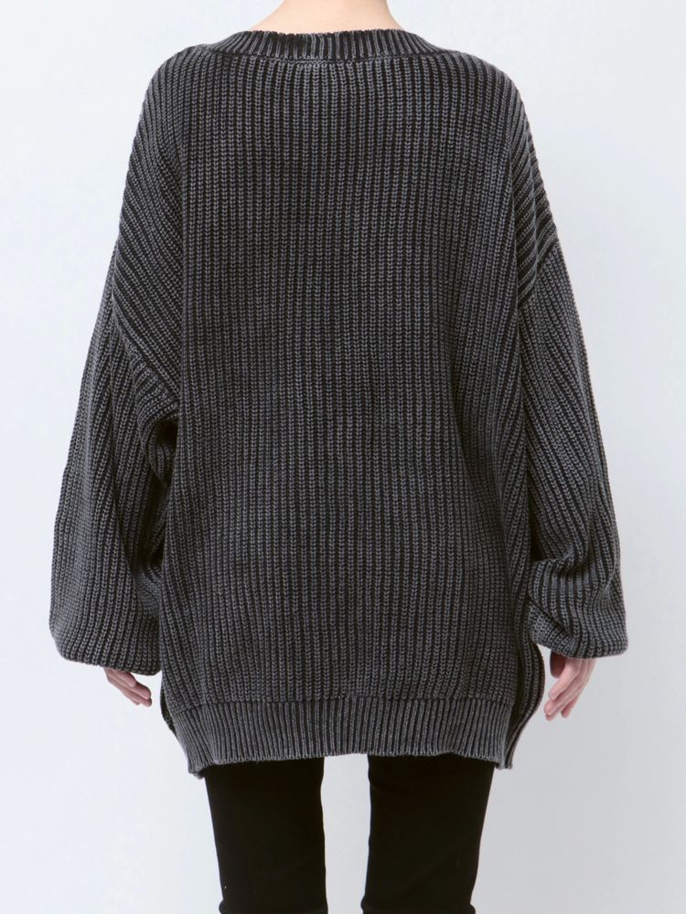 GYDA ブリーチLOOSEニットカーディガン