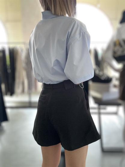 EVRIS ワンポイントショートシャツ