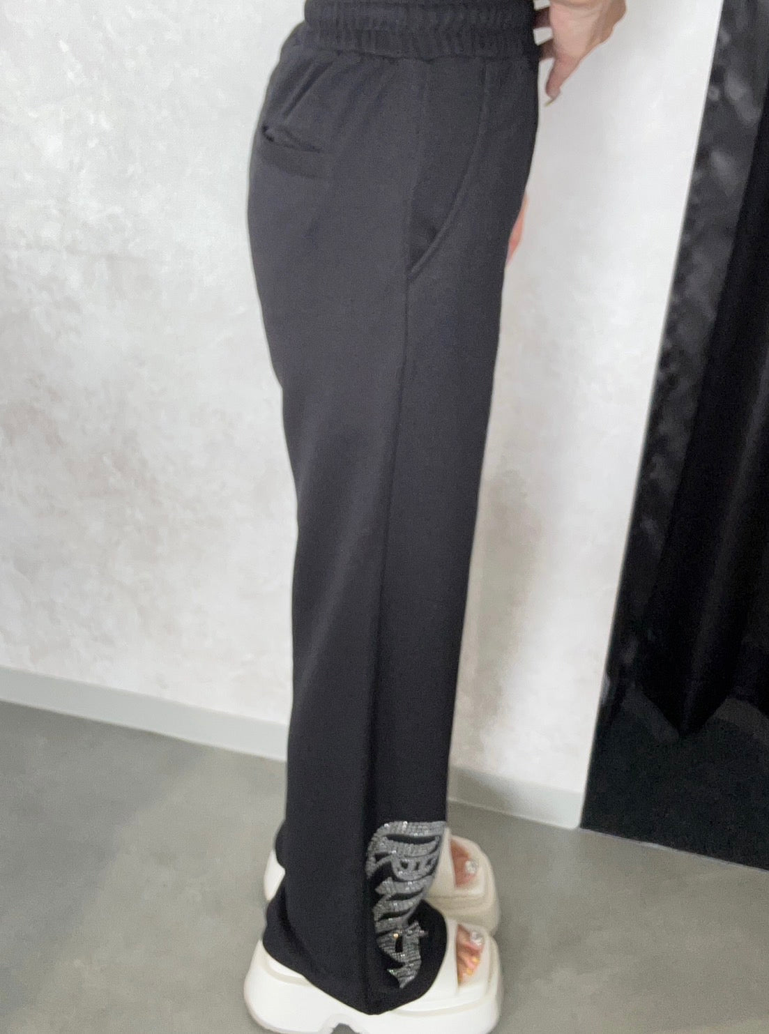 GYDA ラメフレアパンツ