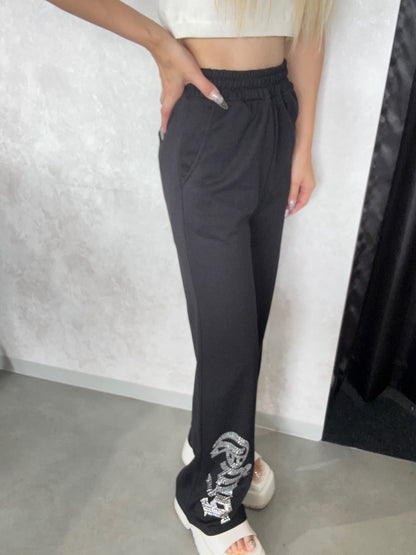 GYDA ラメフレアパンツ