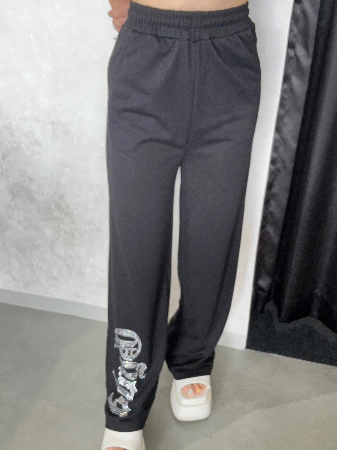 GYDA ラメフレアパンツ