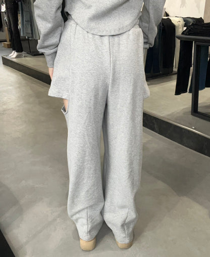 MURUA サイドカットストレートスウェットパンツ