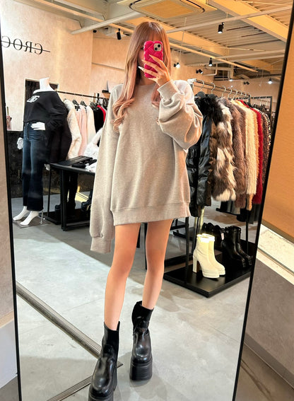 CROCHU CR ビッグロゴスウェットトップス【SET UP着用可】