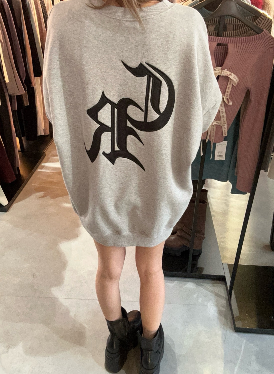 CROCHU CR ビッグロゴスウェットトップス【SET UP着用可】