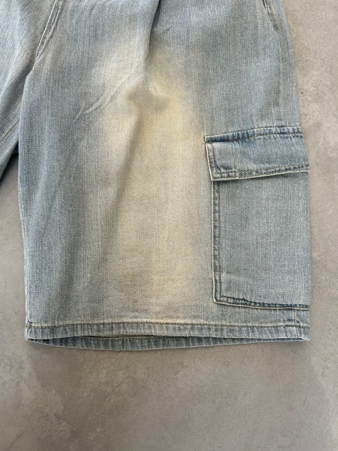 CROCHU ワイドカーゴデニムパンツ