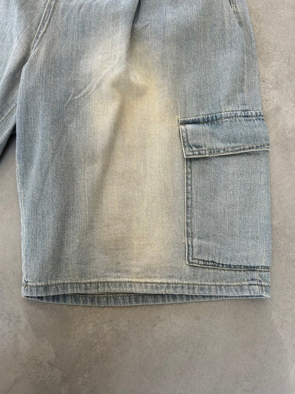 CROCHU ワイドカーゴデニムパンツ