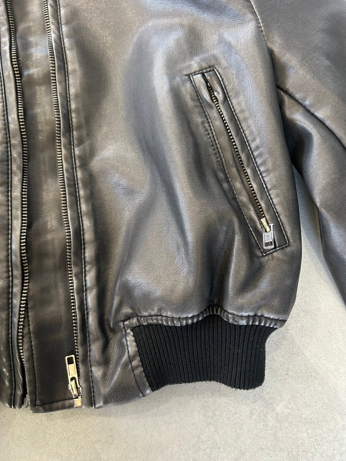 CROCHU ショートレザージャケット