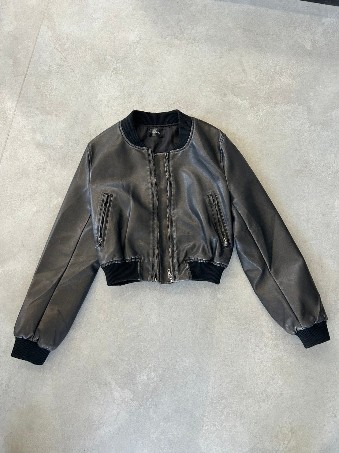 CROCHU ショートレザージャケット