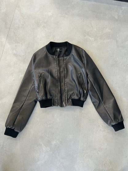 CROCHU ショートレザージャケット