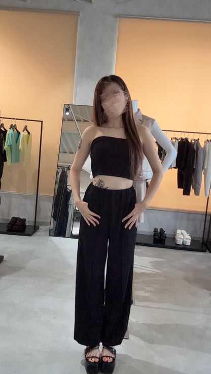 RESEXXY ピンタックスウェットパンツ【セットアップ着用可能】