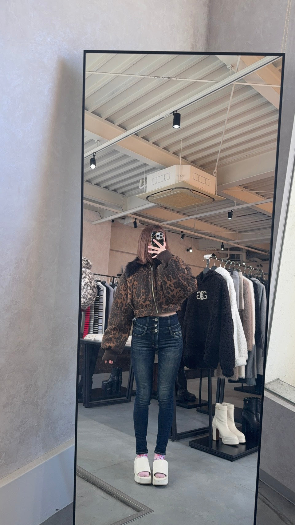 EVRIS 2WAYフェイクスウェードブルゾン