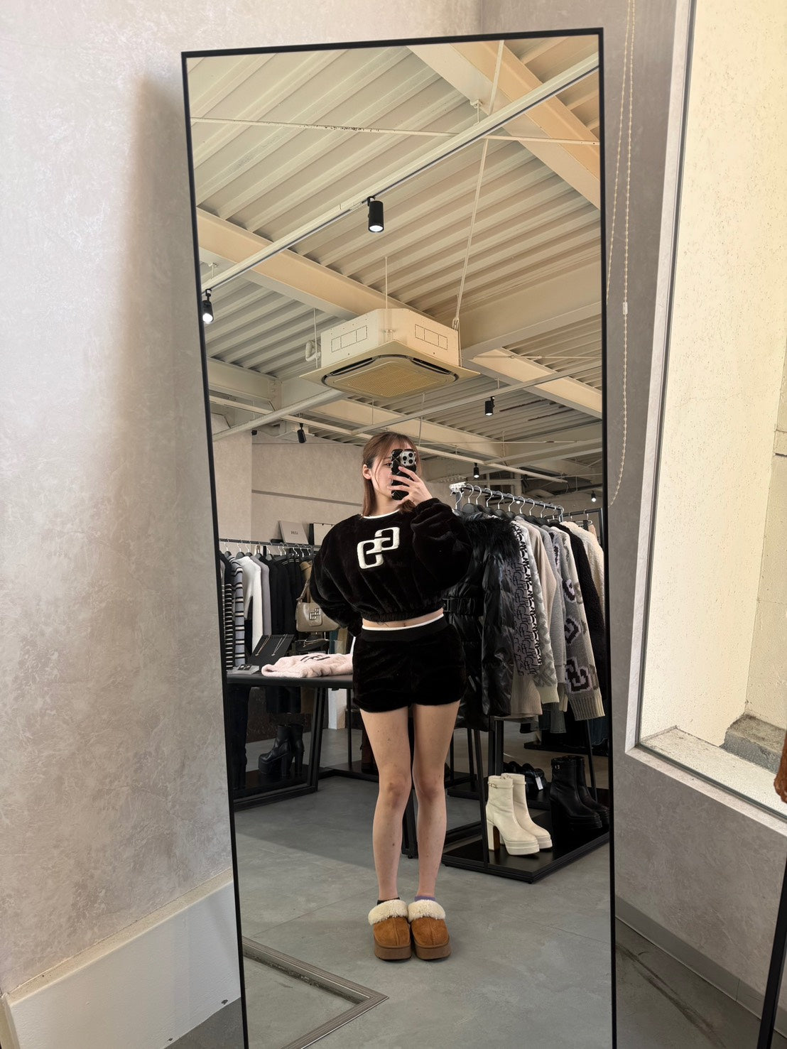 GYDA GG ECO FUR ショートトップス