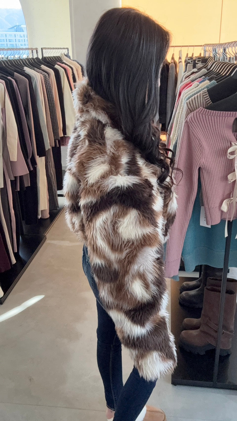 EMODA シングルミニボアブルゾン