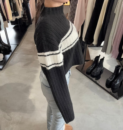 GYDA Symmetry GYDA リブニットトップス