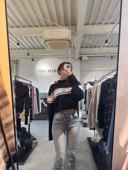 GYDA Symmetry GYDA リブニットトップス