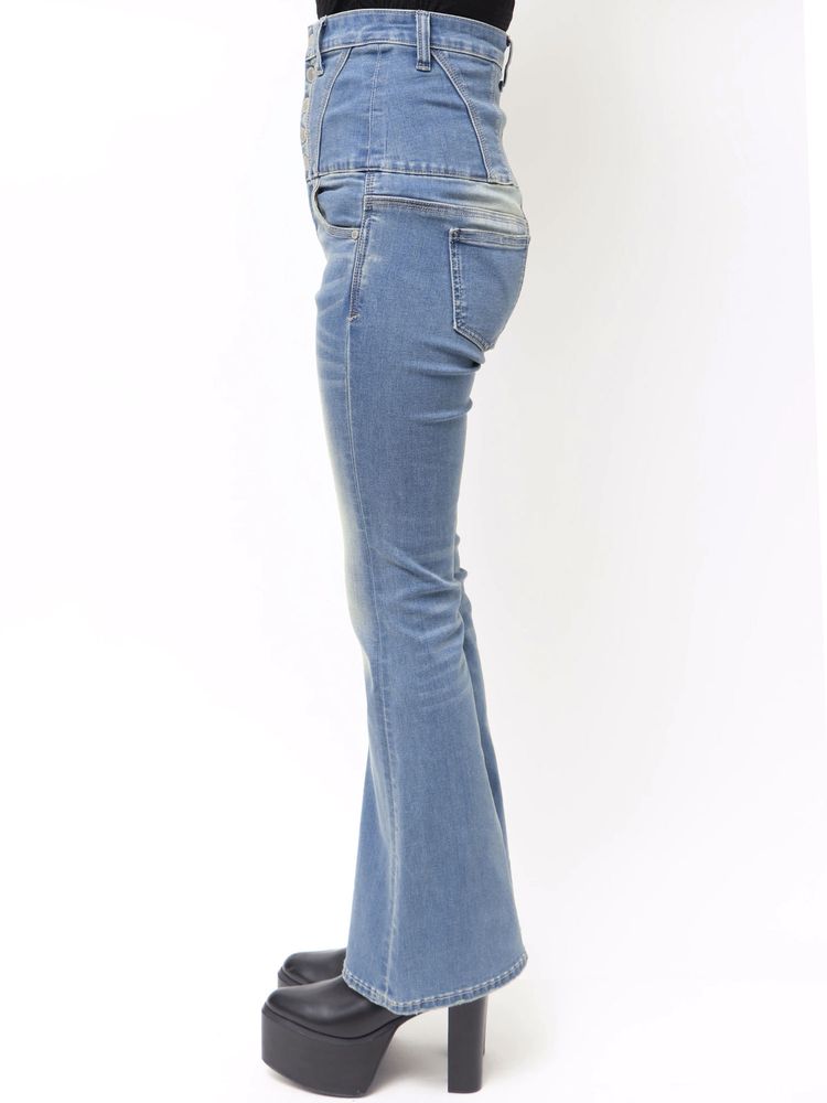 EMODA スーパーハイウエストフレアフレアパギンス