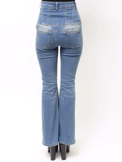 EMODA スーパーハイウエストフレアフレアパギンス