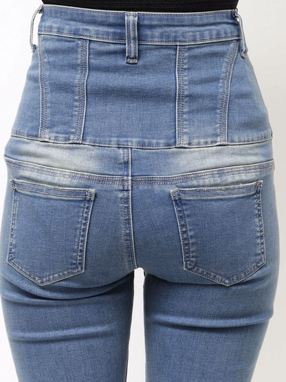 EMODA スーパーハイウエストフレアフレアパギンス