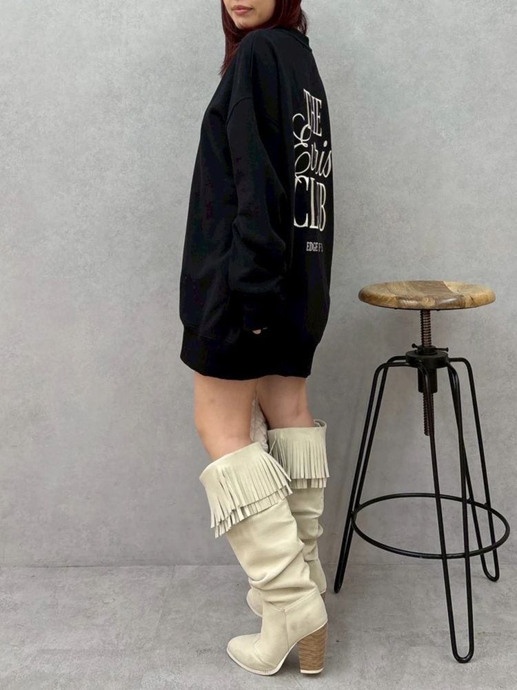 EVRIS THE EVRIS CLUB BIGスウェットトップス