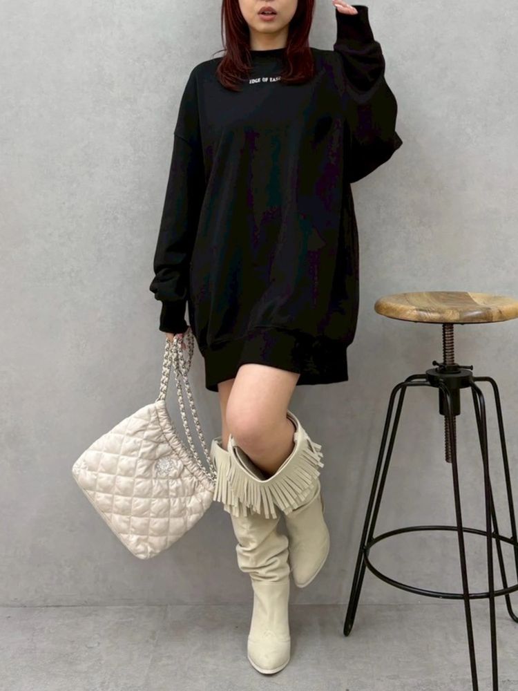 EVRIS THE EVRIS CLUB BIGスウェットトップス