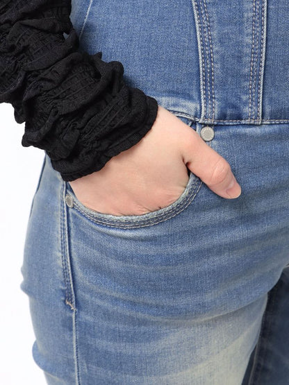 EMODA スーパーハイウエストフレアフレアパギンス