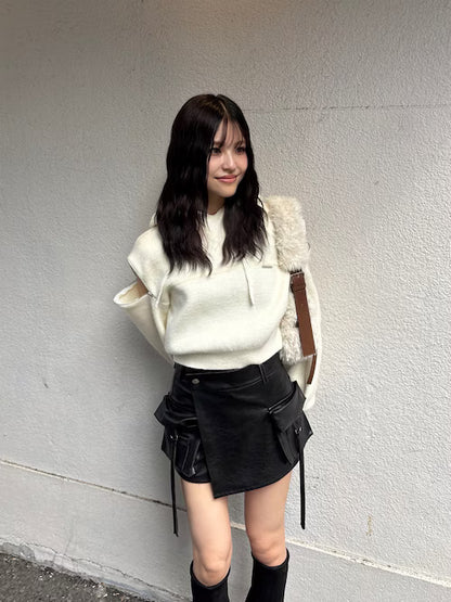 EMODA マルチオープンニットフーディ