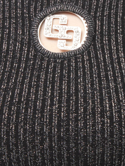 GYDA GG bijou MOLD ラメニットトップス