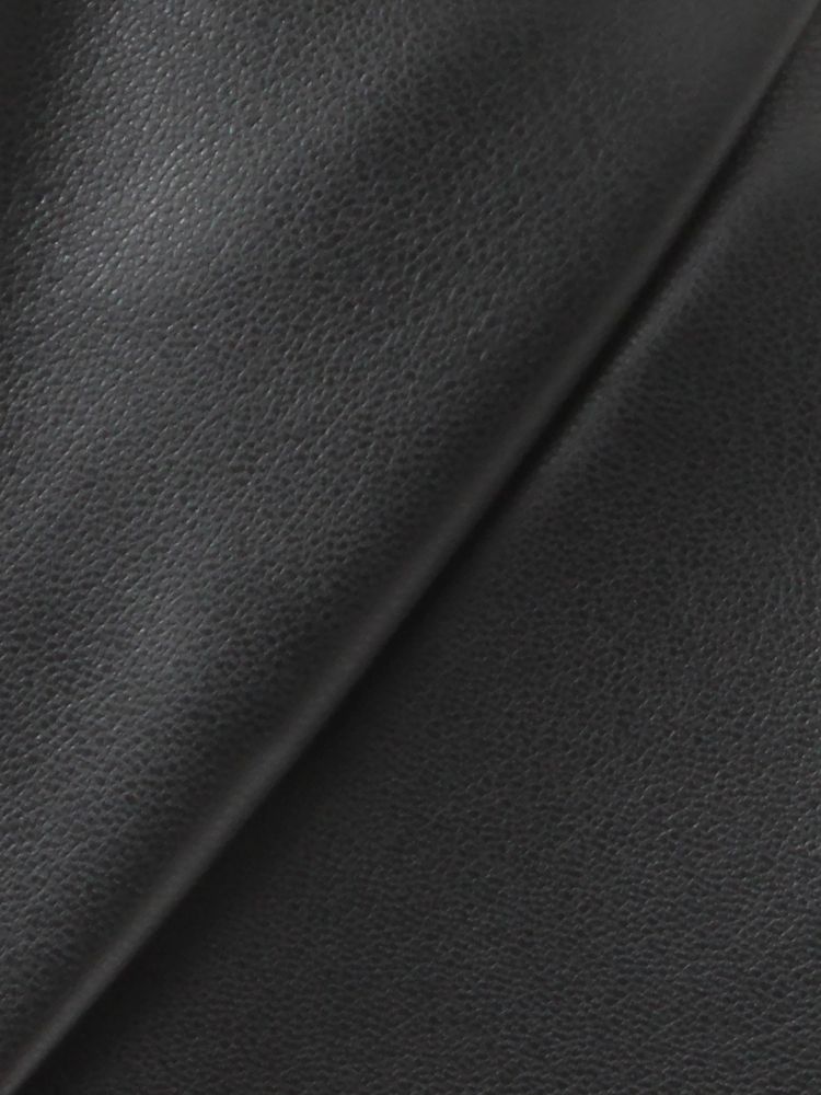 GYDA BACKリボンフェイクレザースカートライクミニワンピース