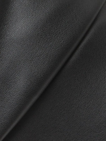 GYDA BACKリボンフェイクレザースカートライクミニワンピース