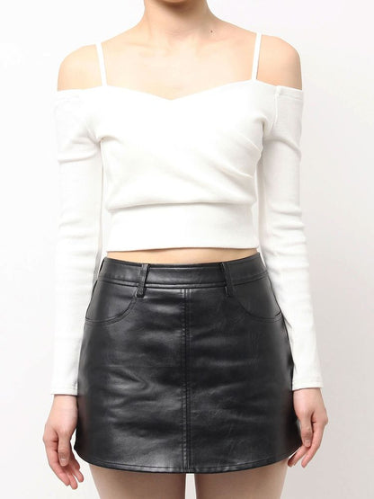 GYDA カシュクールデザインオフショルトップス