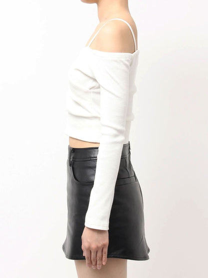 GYDA カシュクールデザインオフショルトップス