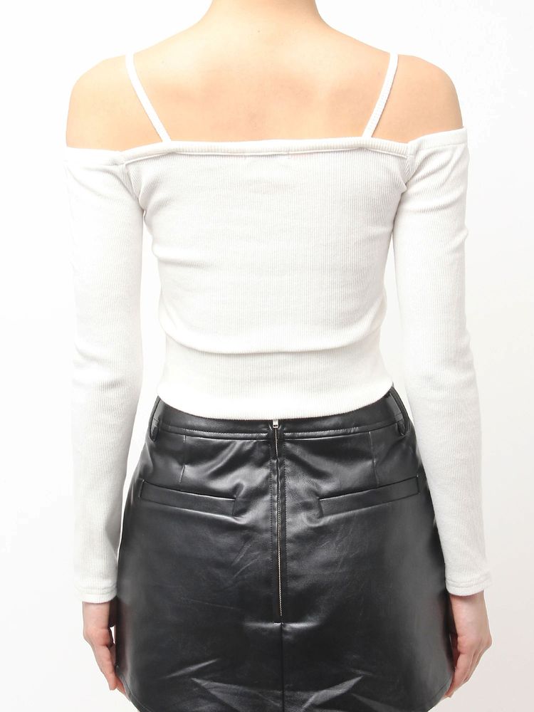 GYDA カシュクールデザインオフショルトップス