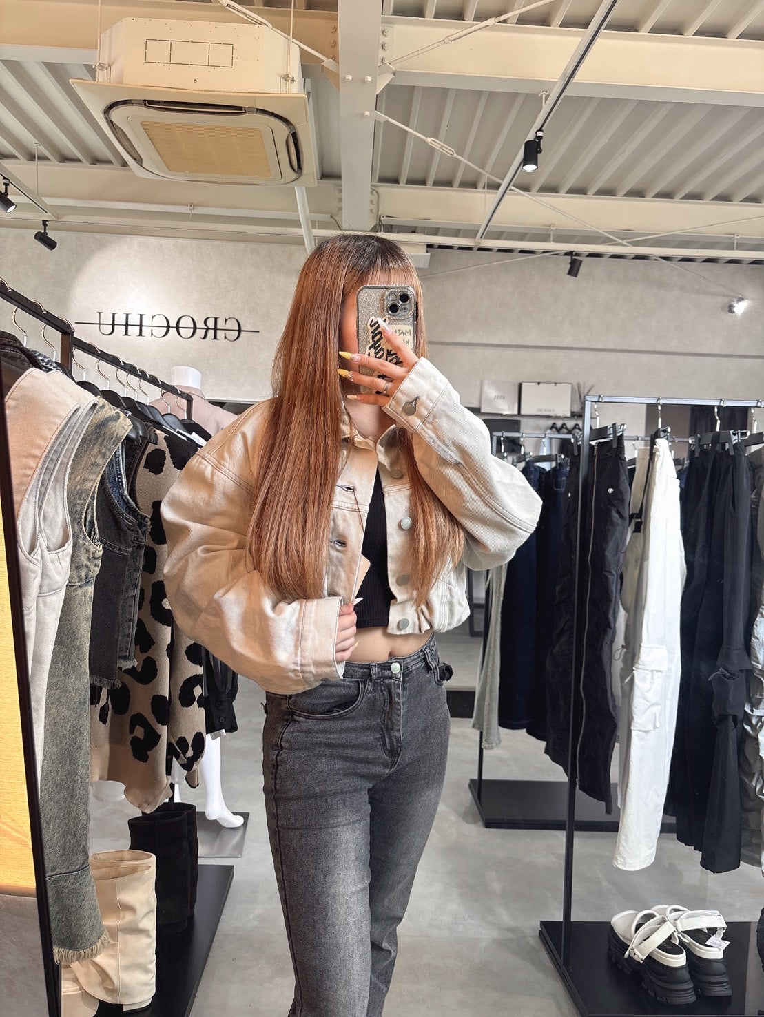 EMODA バルーンコンパクトデニムブルゾン – CROCHU