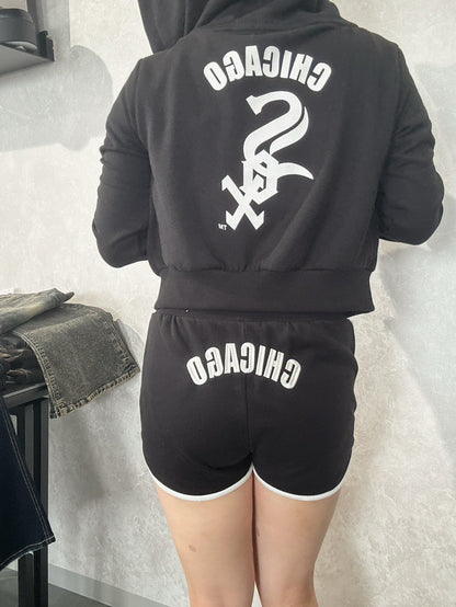 GYDA［MLB］BACK LOGOスウェットショートパンツ