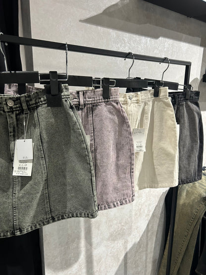 MURUA サイドオープンデニムスカート