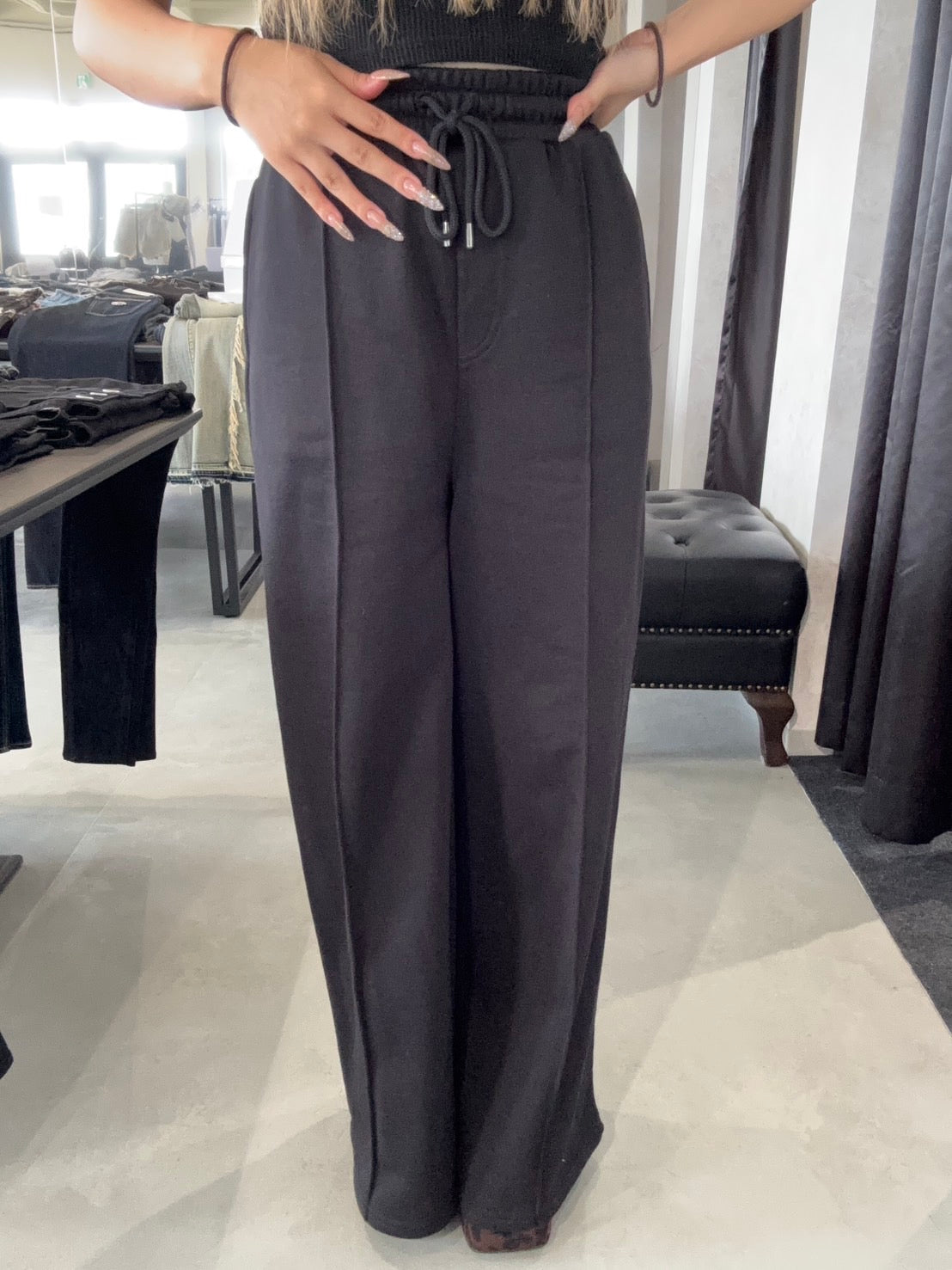 RESEXXY スウェットワイドパンツ