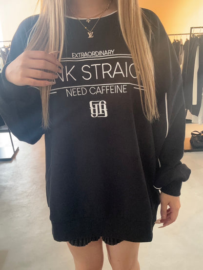 GYDA THINK STRAIGHTスウェットトップス