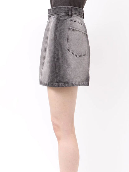 MURUA サイドオープンデニムスカート