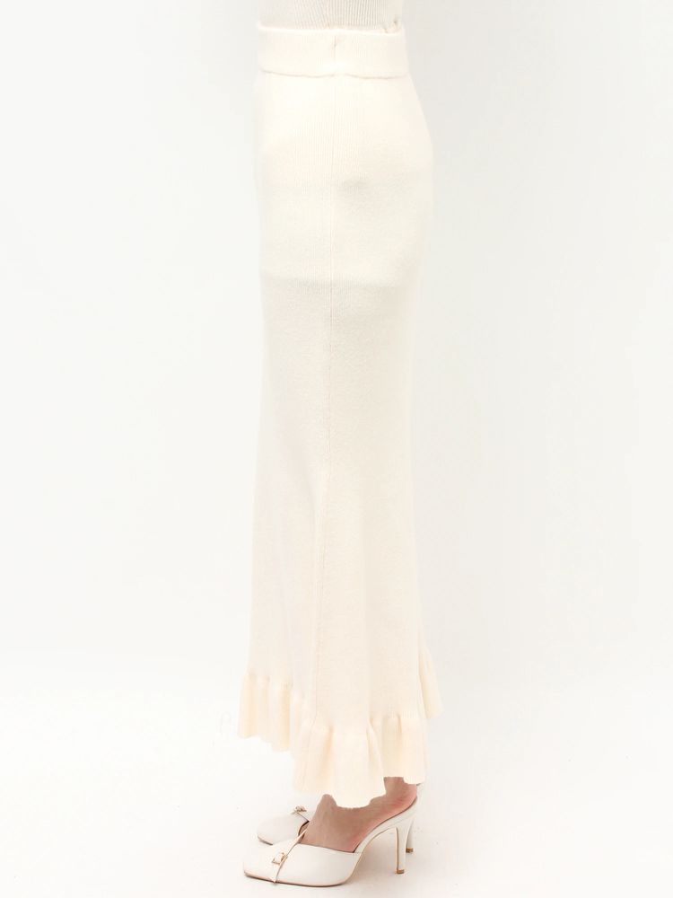 RESEXXY ヘムフリルマーメイドニットスカート