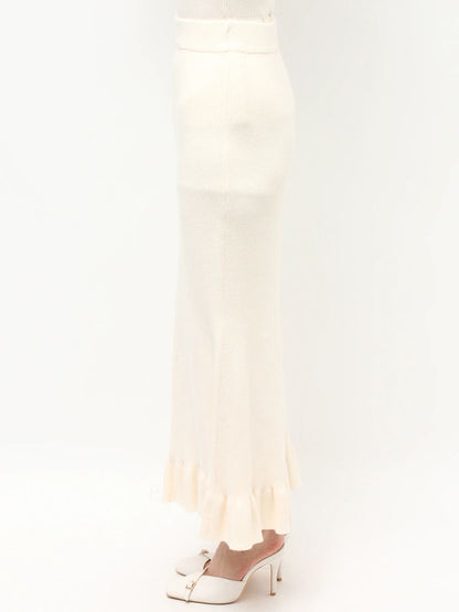 RESEXXY ヘムフリルマーメイドニットスカート