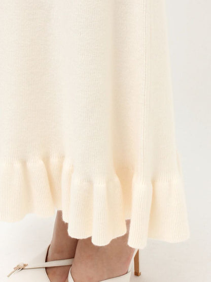 RESEXXY ヘムフリルマーメイドニットスカート