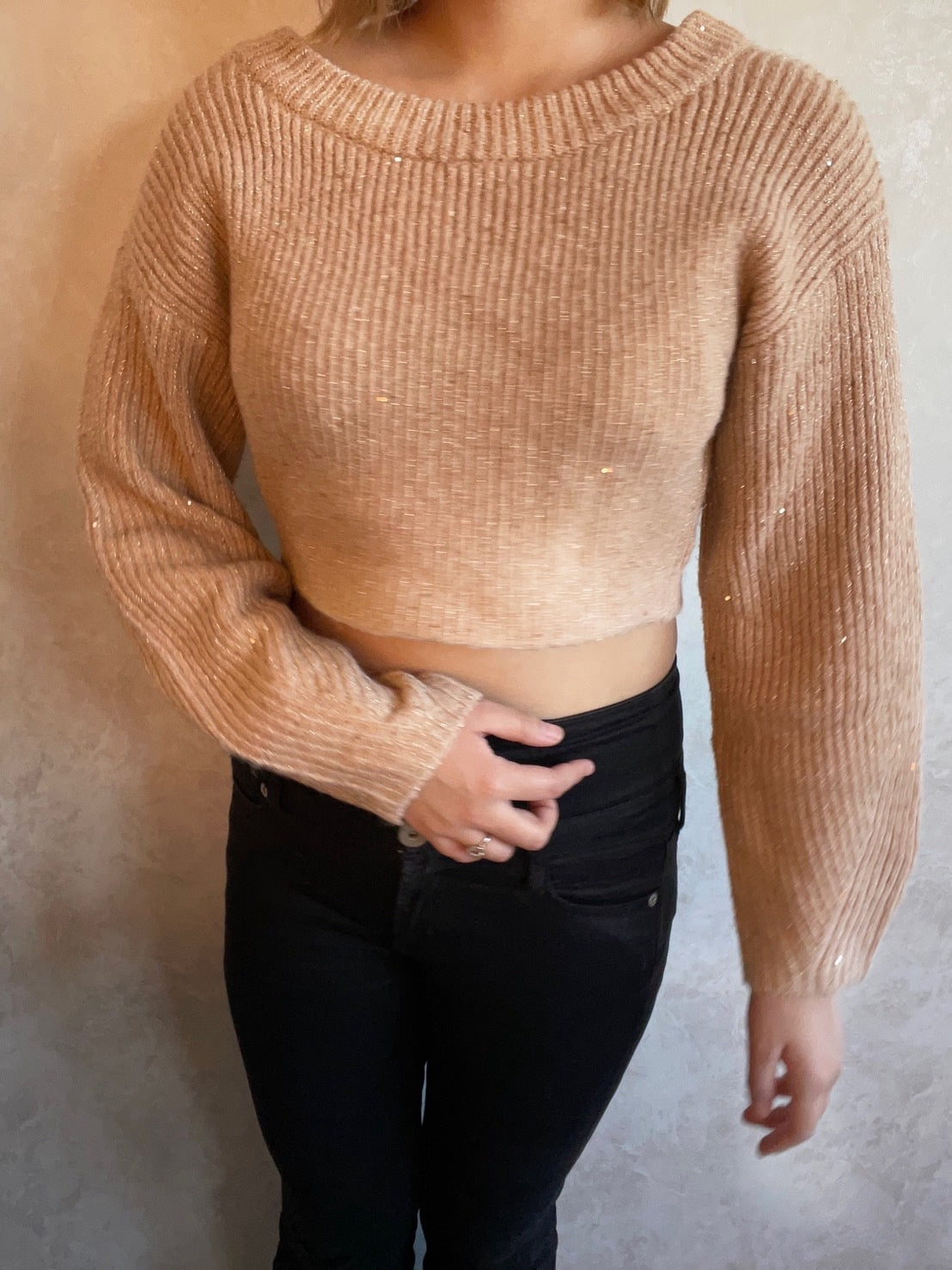 RESEXXY グリッタールーズニットトップス