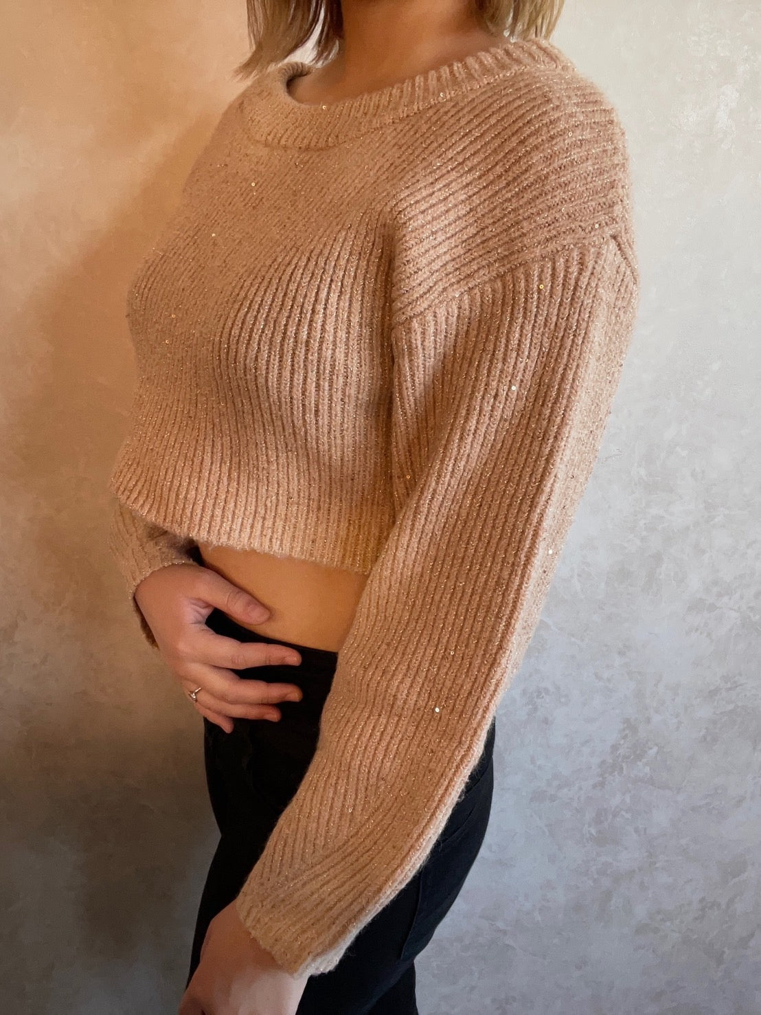 RESEXXY グリッタールーズニットトップス