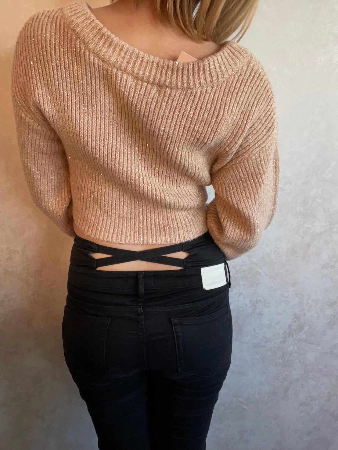 RESEXXY グリッタールーズニットトップス