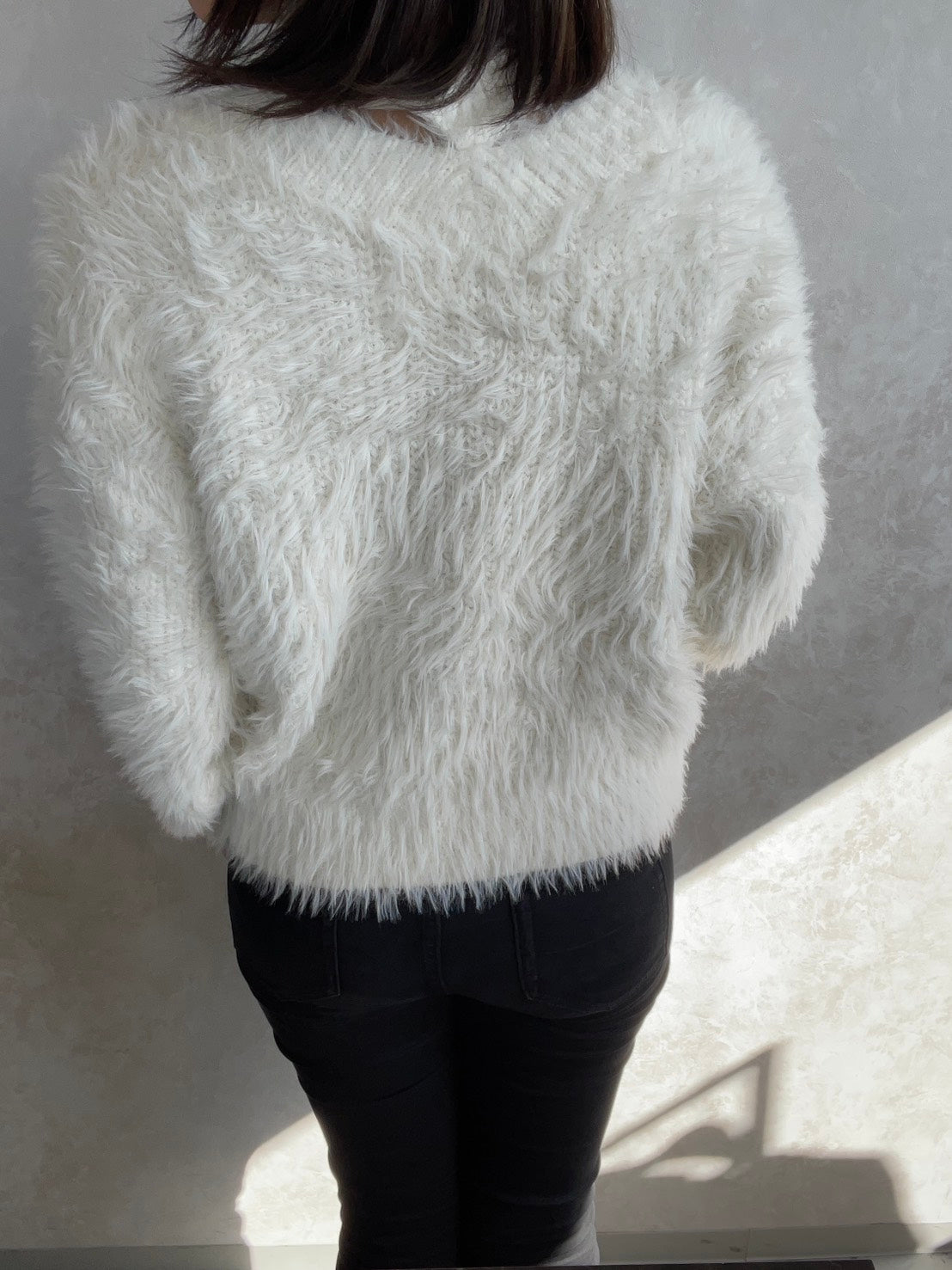 GYDA 2way シャギーチョーカーニットトップス