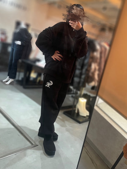 CROCHU CR ビッグロゴスウェットパンツ【SET UP着用可】